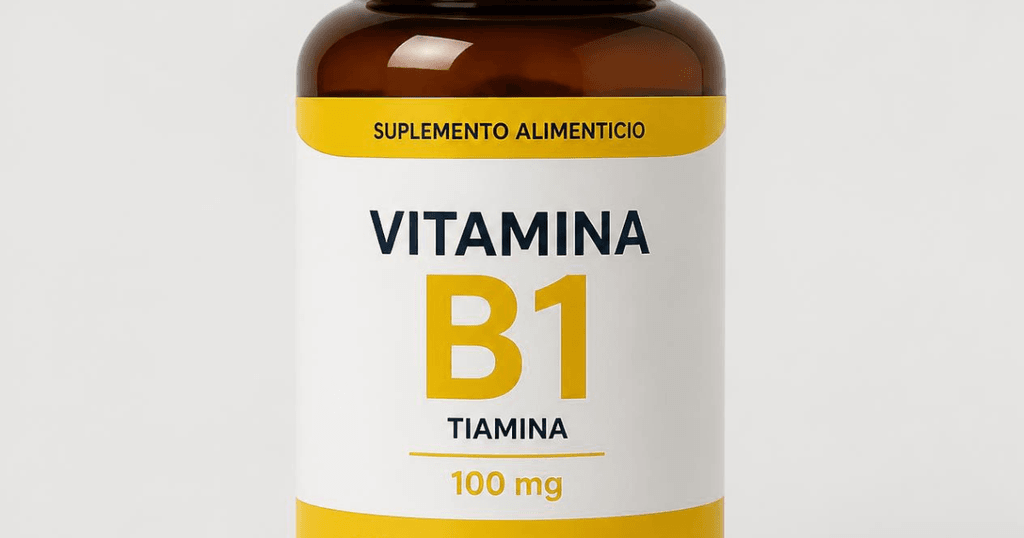vitamina B1 para que serve