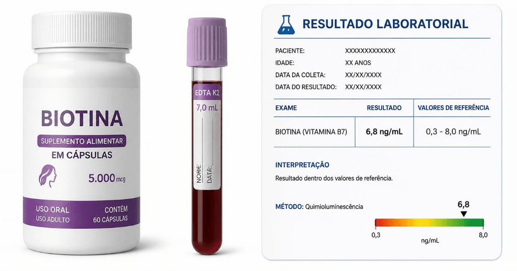 biotina interfere nos exames